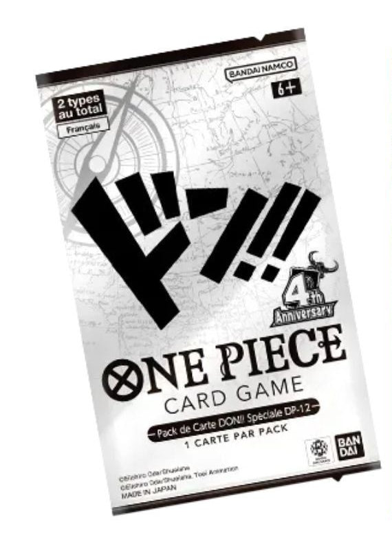 Booster One Piece 4ème anniversaire DP12 Don - OP17 Français