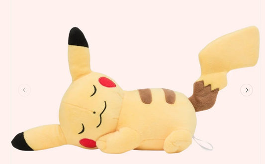 Peluche Pokémon - Pikachu dormeur
