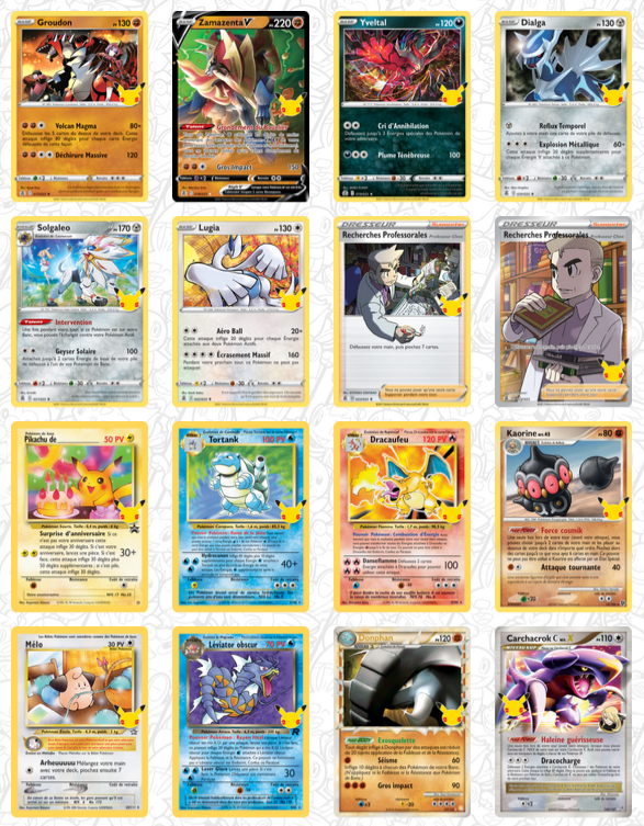 Booster à l’unité 25 ans - Pokémon Français