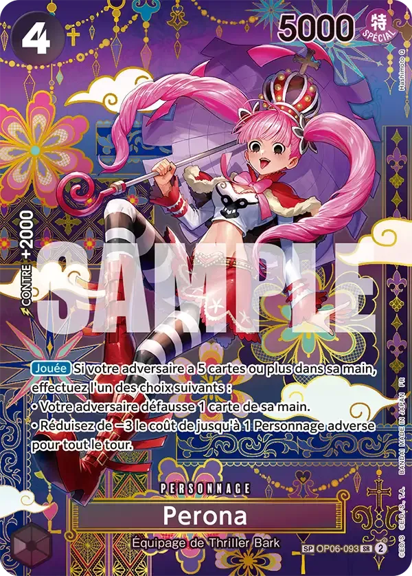 Carte One Piece japonaise – Perona SP OP06-093