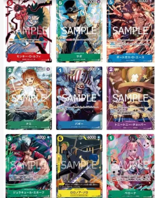 Pack Promo One Piece Vol.1 – Édition Exclusive Asie (Cartes Foil)