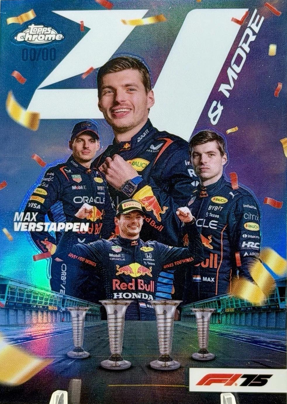 Topps Chrome F1 2025 - Verstappen 4N-1