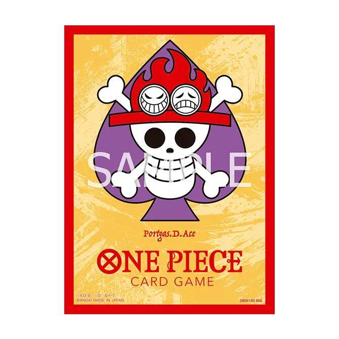 Sleeves One Piece Premium Ace – 70 Protège-Cartes Officiels