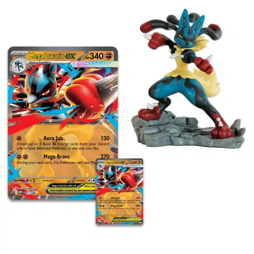 Coffret Mega Lucario ex avec figurine