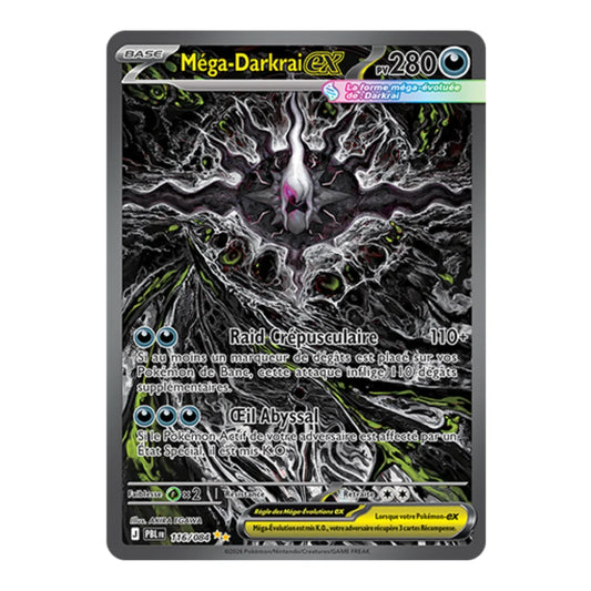 Carte Pokémon Méga-Darkrai-ex 116/084 PBL – Nuit Noire – Française