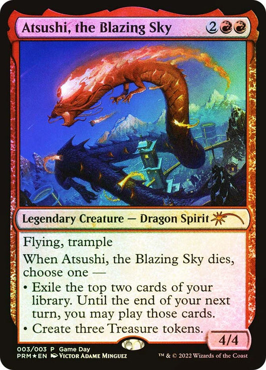 Atsushi, le ciel flamboyant 003/006 – Promo – Magic: The Gathering – Français