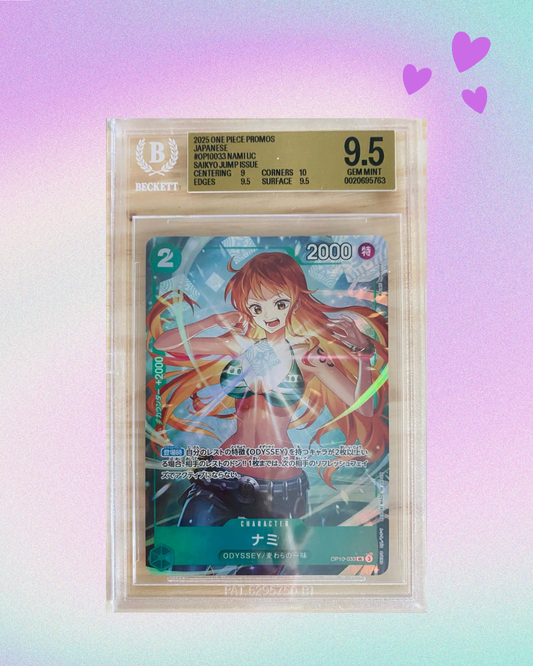 Carte Gradée Beckett Nami OP10-033 - UC/(Saikyo Jump Issue No.5 May '25)