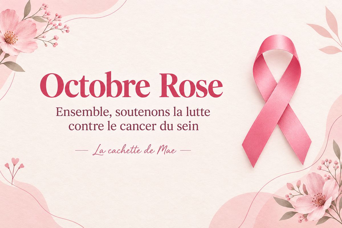 Bannière Octobre Rose pour La cachette de Mae