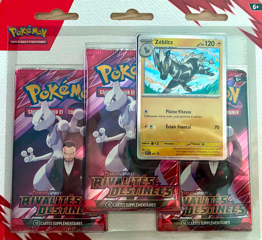 Tripack EV10 Pokémon - Triple illustrations Mewtwo