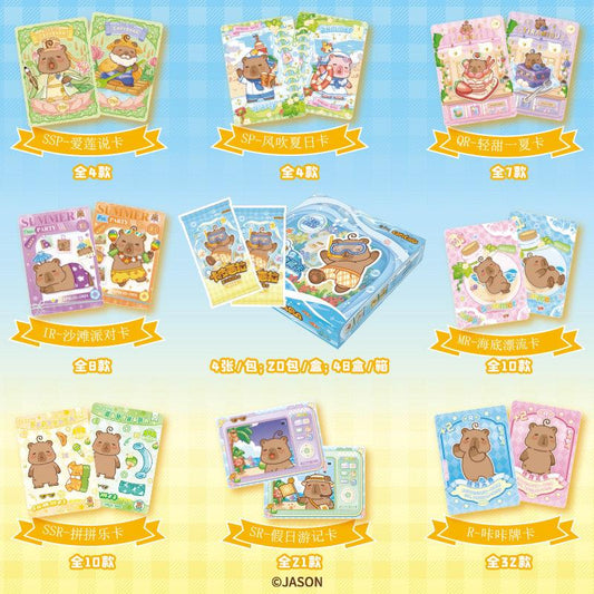 Card Fun - Display de 20 Boosters - Capybara Leisurely Moments