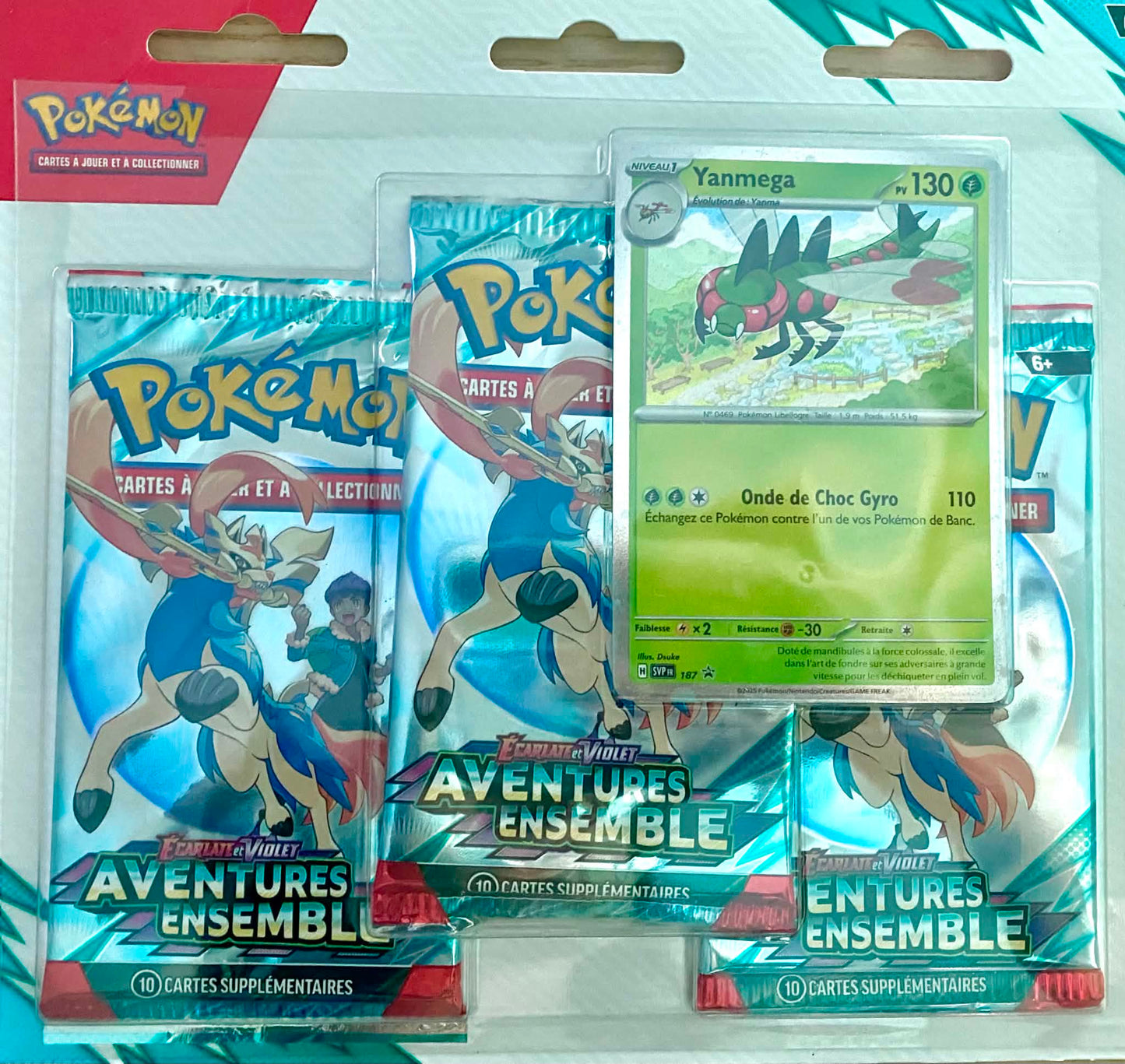 Tripack EV09 Pokémon - Triple illustrations Zacian
