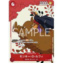 Carte One Piece japonaise – Monkey.D.Luffy P-001 (V.3)