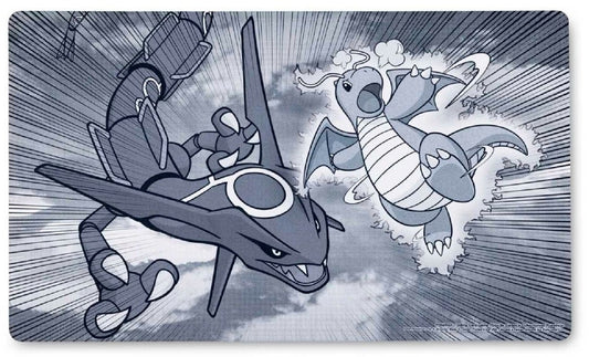 Tapis de jeu Dragonite & Rayquaza Collide - Pokémon Center