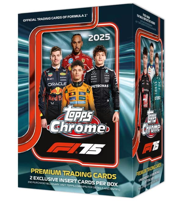 Topps Chrome Formula 1 2025 – Coffret Blaster Officiel