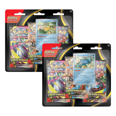 Pack 3 Boosters - Pokémon - Me01 Méga Evolution